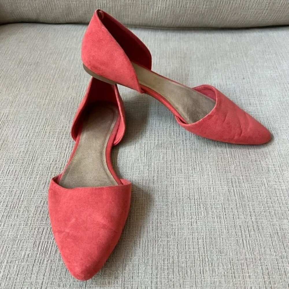 coral colored flats - Picture 2 of 2